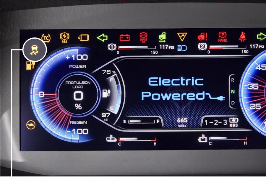 A close up of a car dashboard